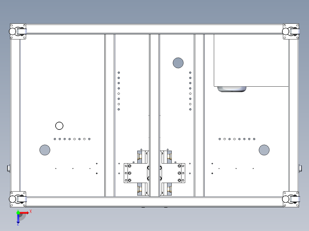 A16_烤箱内胆无孔铆接机SW2012俯视图