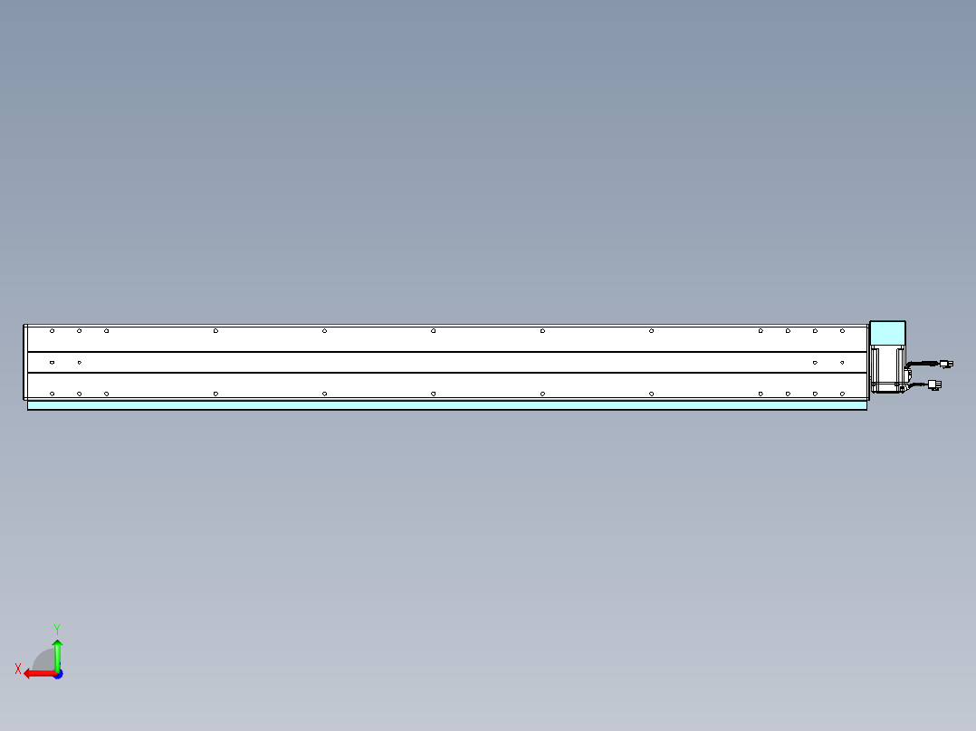 威洛博VBC同步带传动一无尘环境VBC14-L45-S1250-BRD-ZP40-C3后视图