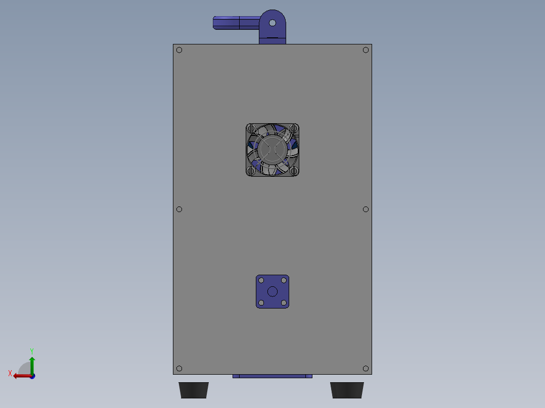 实验室电源后视图