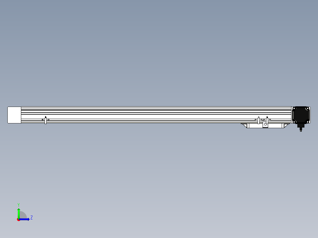 Toyo东佑达直线模组-M65M-X78-800-L-M40-C4左视图