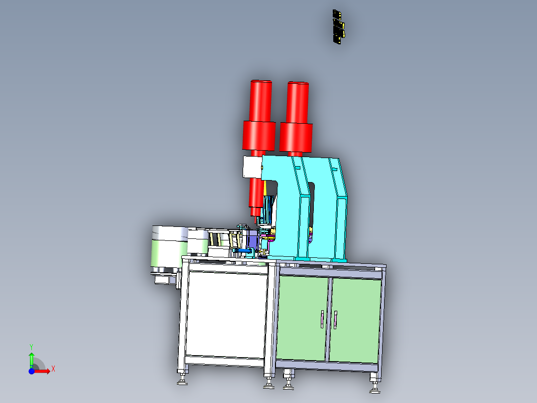 A23_钢片银点自动铆接机SW2012前视图