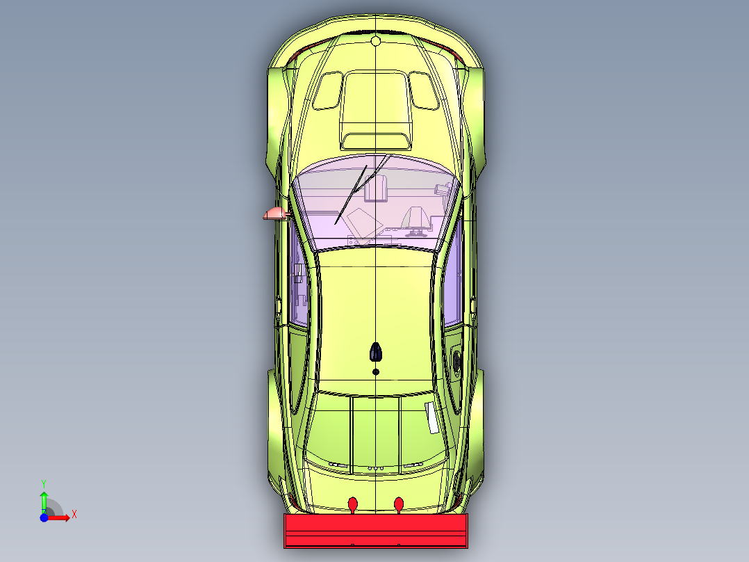 BMW玩具模型(proe) proe 文件 41.2MB前视图