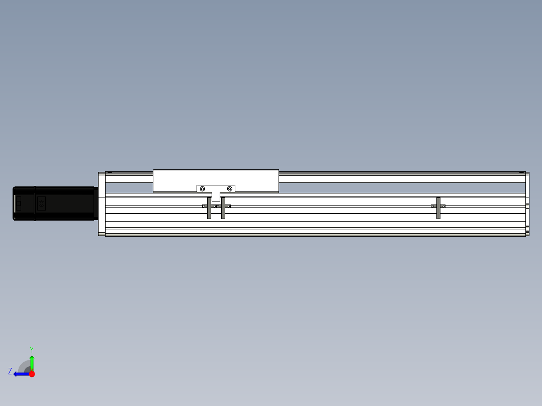 Toyo东佑达直线模组-ETH22-400-BC-400W+煞車右视图