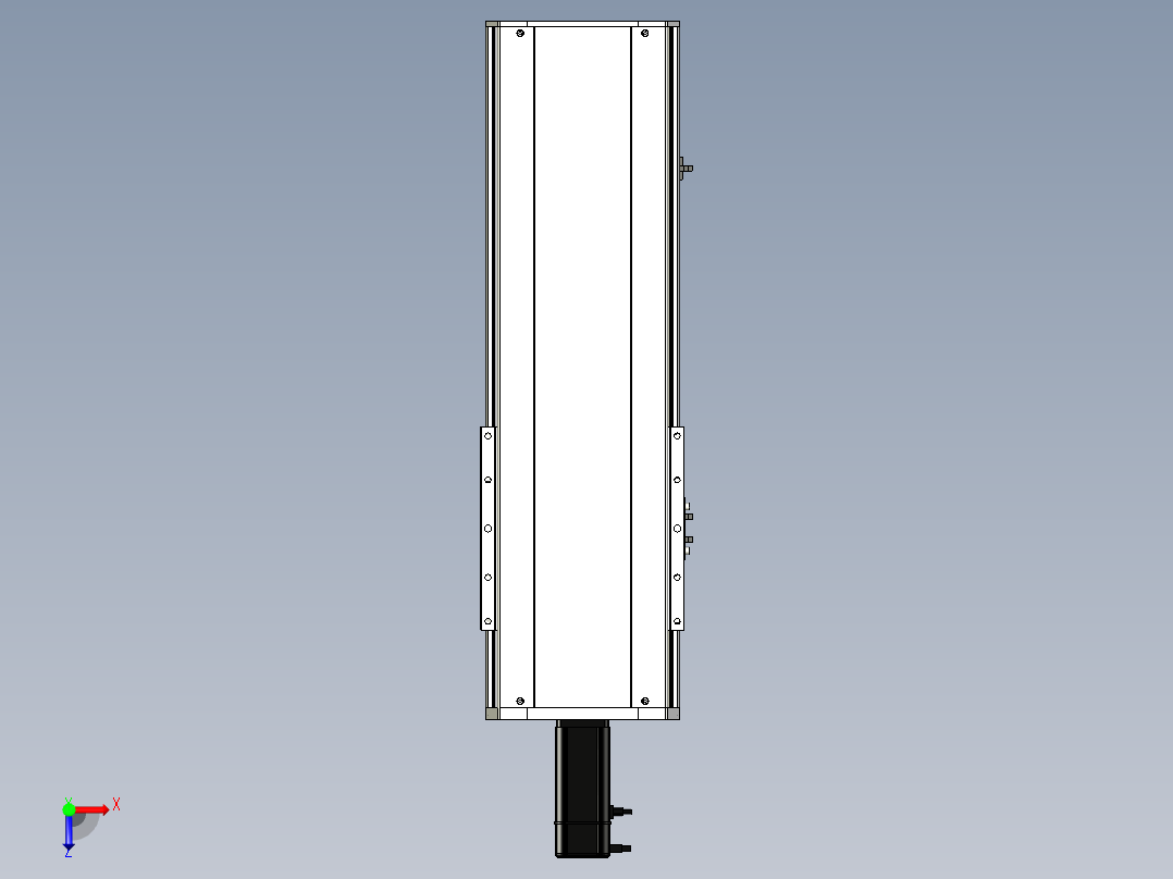 Toyo东佑达直线模组-ETH22-400-BC-400W+煞車俯视图