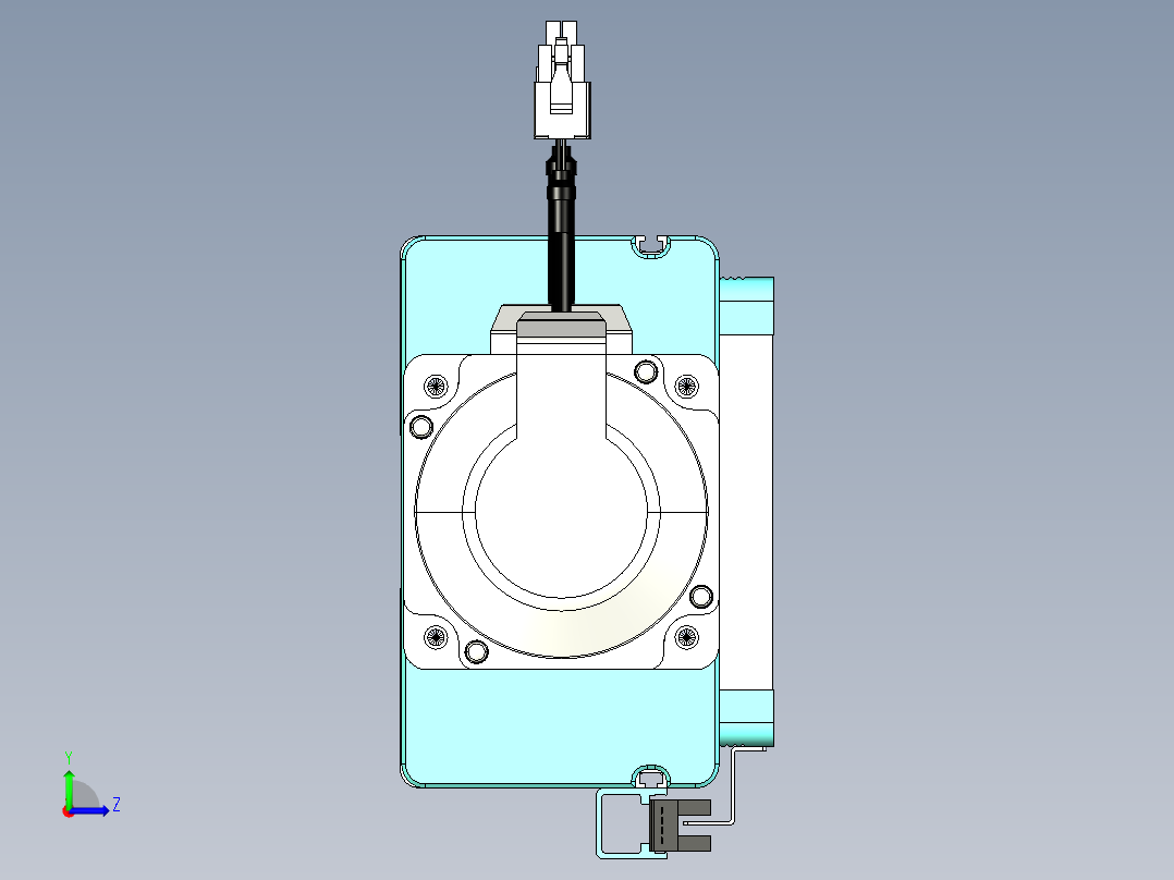 威洛博VC丝杆传动-无尘环境VC14-Lxx-C-S400-BC-ZP75-C3左视图