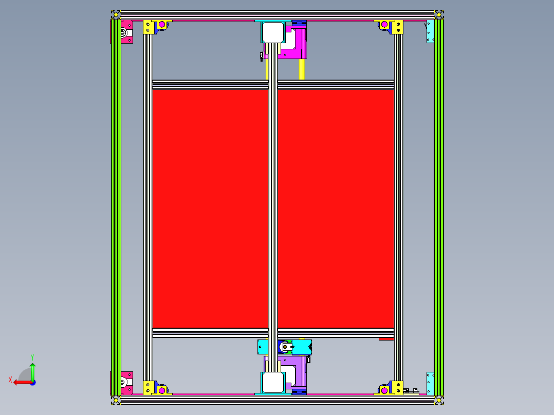 B2004687-BAYBAR 3D 打印机后视图