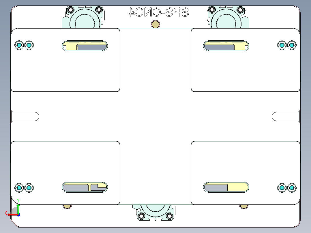 SPS-CNC4-0108后视图