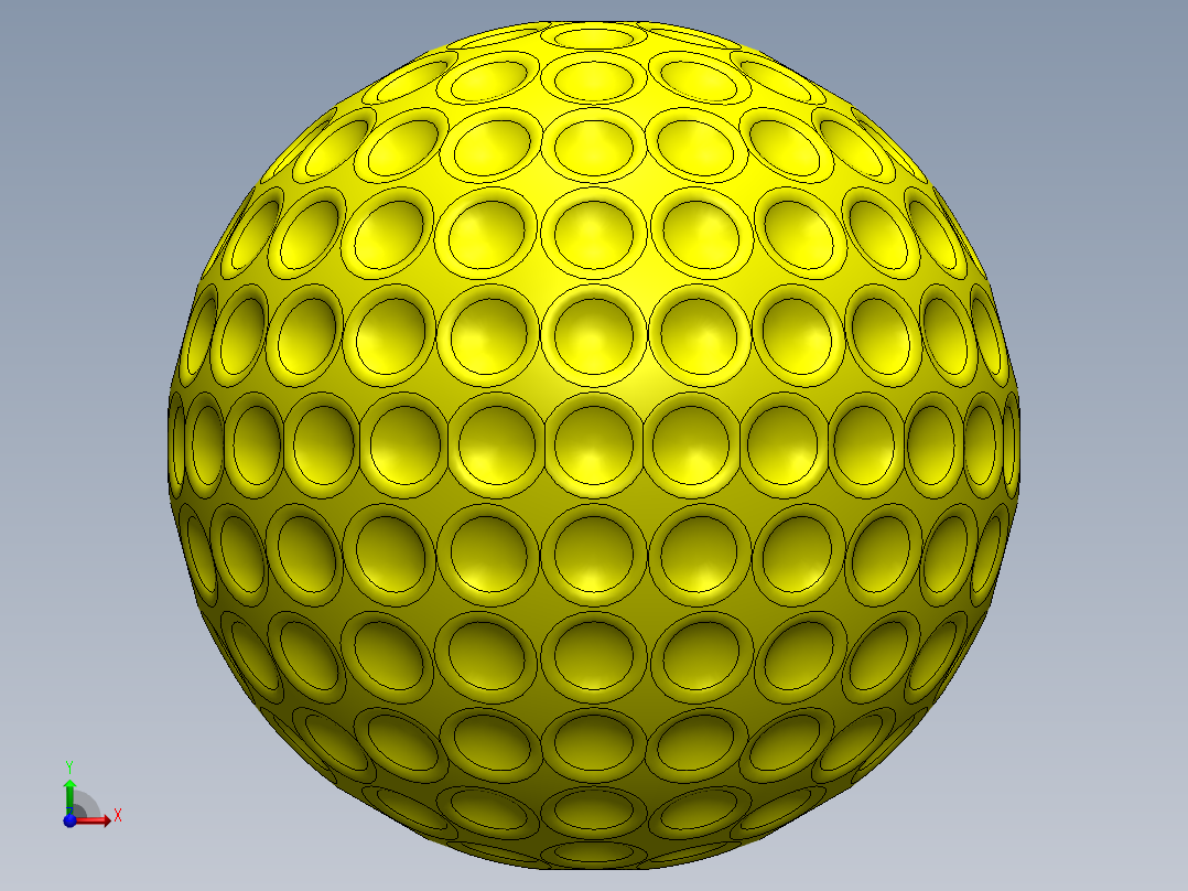 高尔夫球20前视图