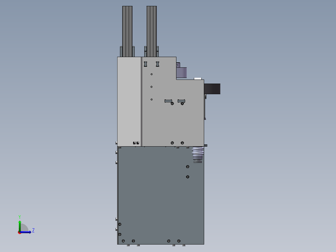 顶部驱动模块(1)左视图