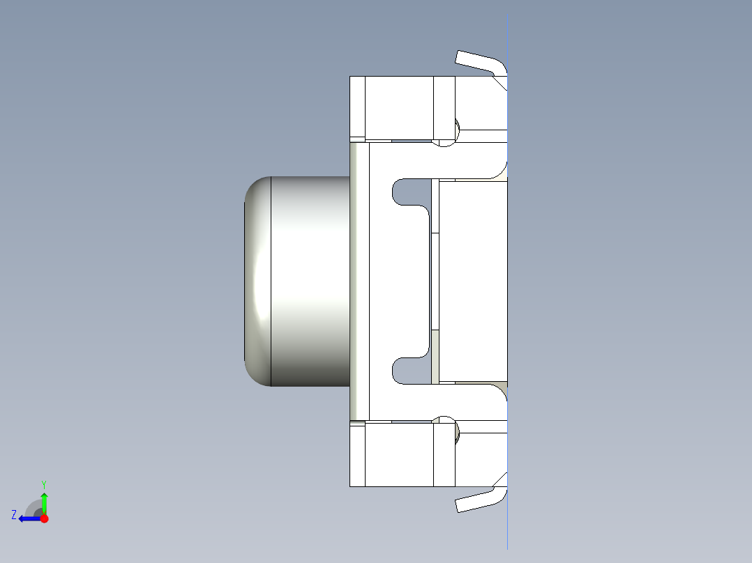 开关继电器保护 SM-PTS820J25K右视图
