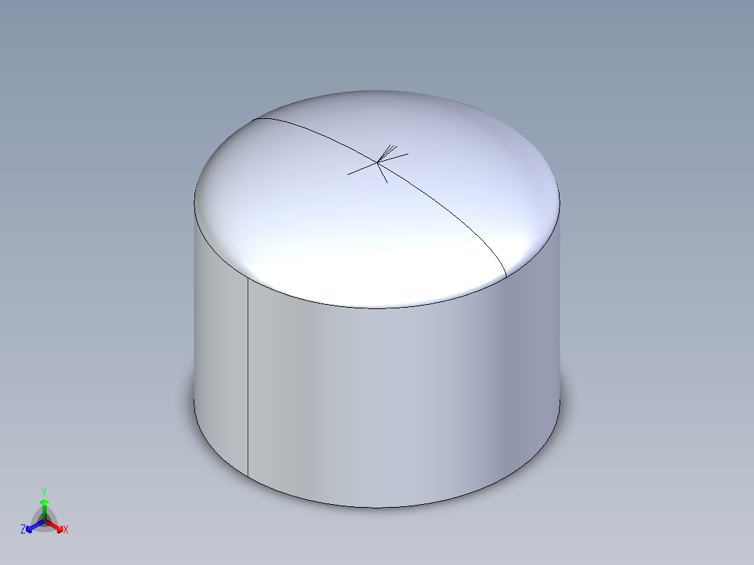 CPVC管件20-Sch80_Cap_FPT_9848-015 _1.5in主视图