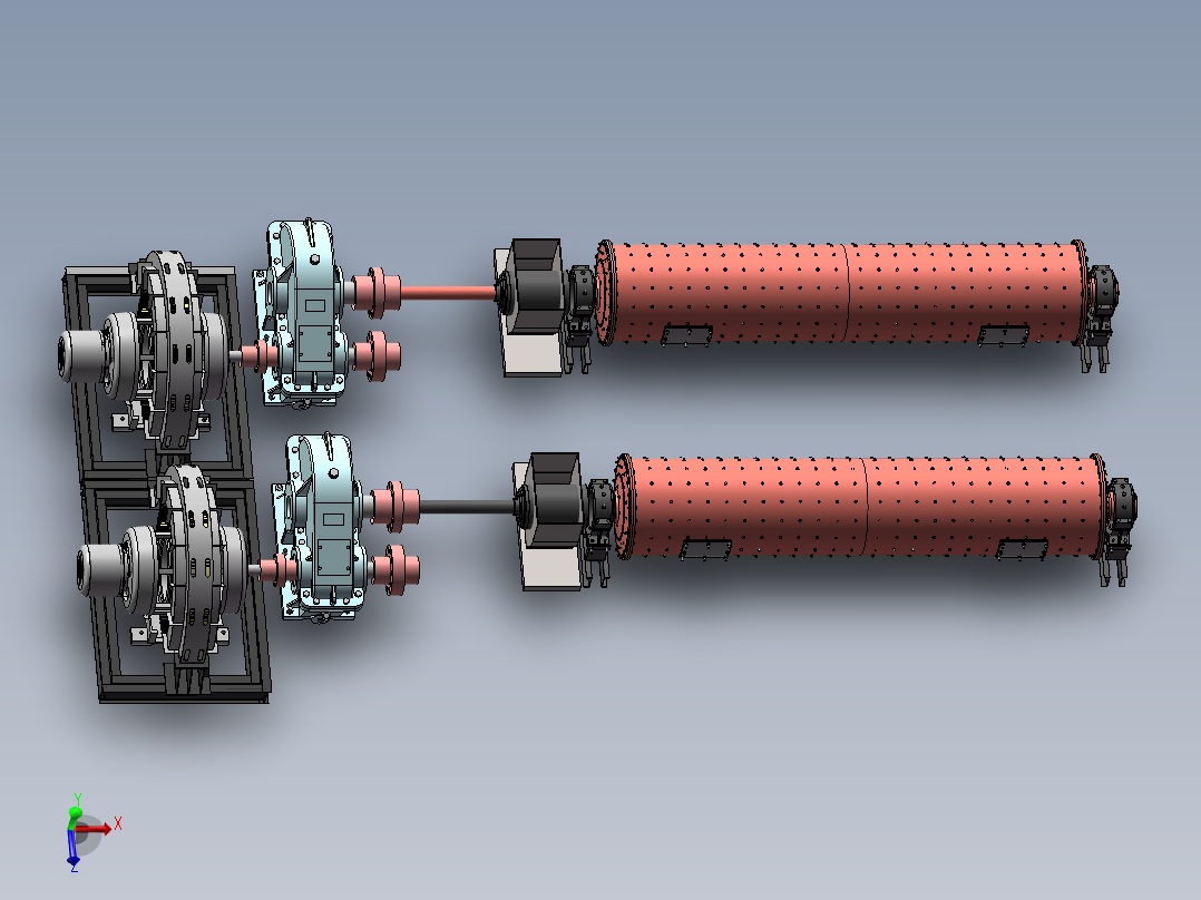 水泥磨改造总装配体1主视图