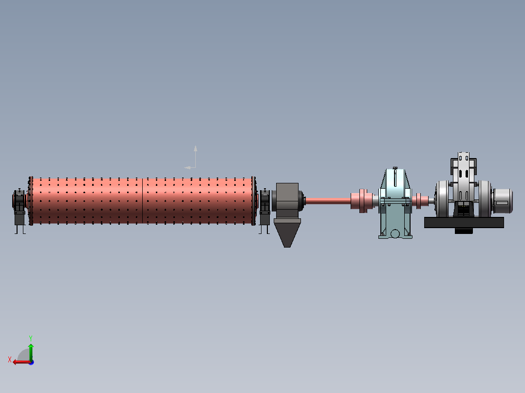 水泥磨改造总装配体1后视图