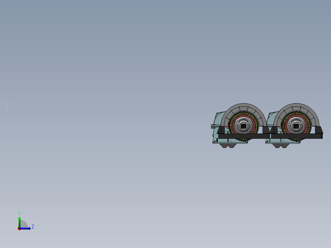 水泥磨改造总装配体1左视图