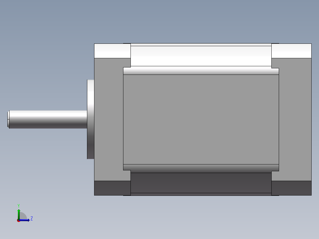 雷赛步进电机42CM08左视图