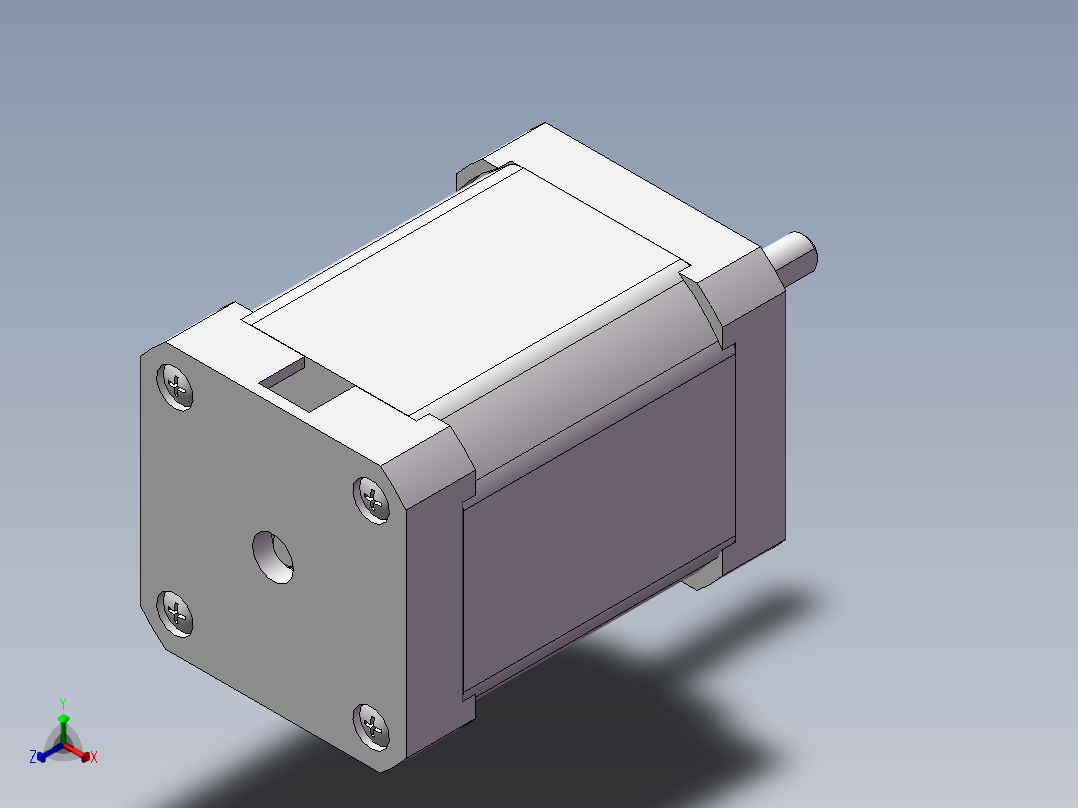 雷赛步进电机42CM08正等轴测图