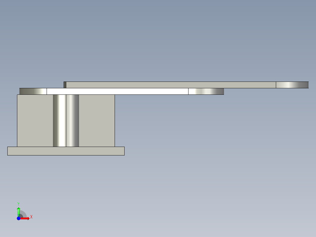 平面锁MS903前视图