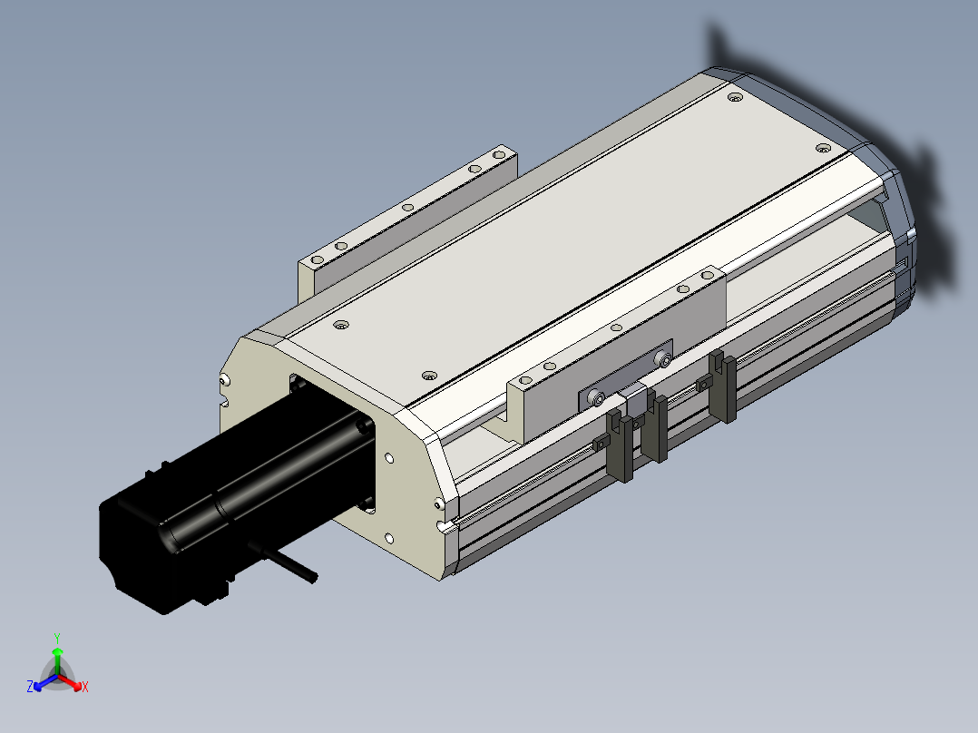Toyo东佑达直线模组-ETH17-100-BC-M40B正等轴测图