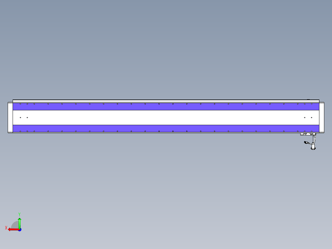 威洛博VL系列直线电机模组-VL22H1-S2050后视图
