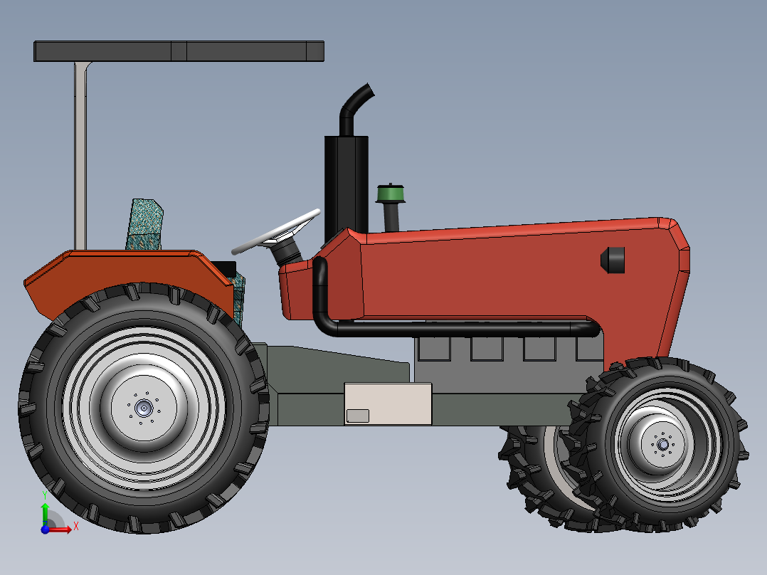 A0003335-马西融合拖拉机前视图