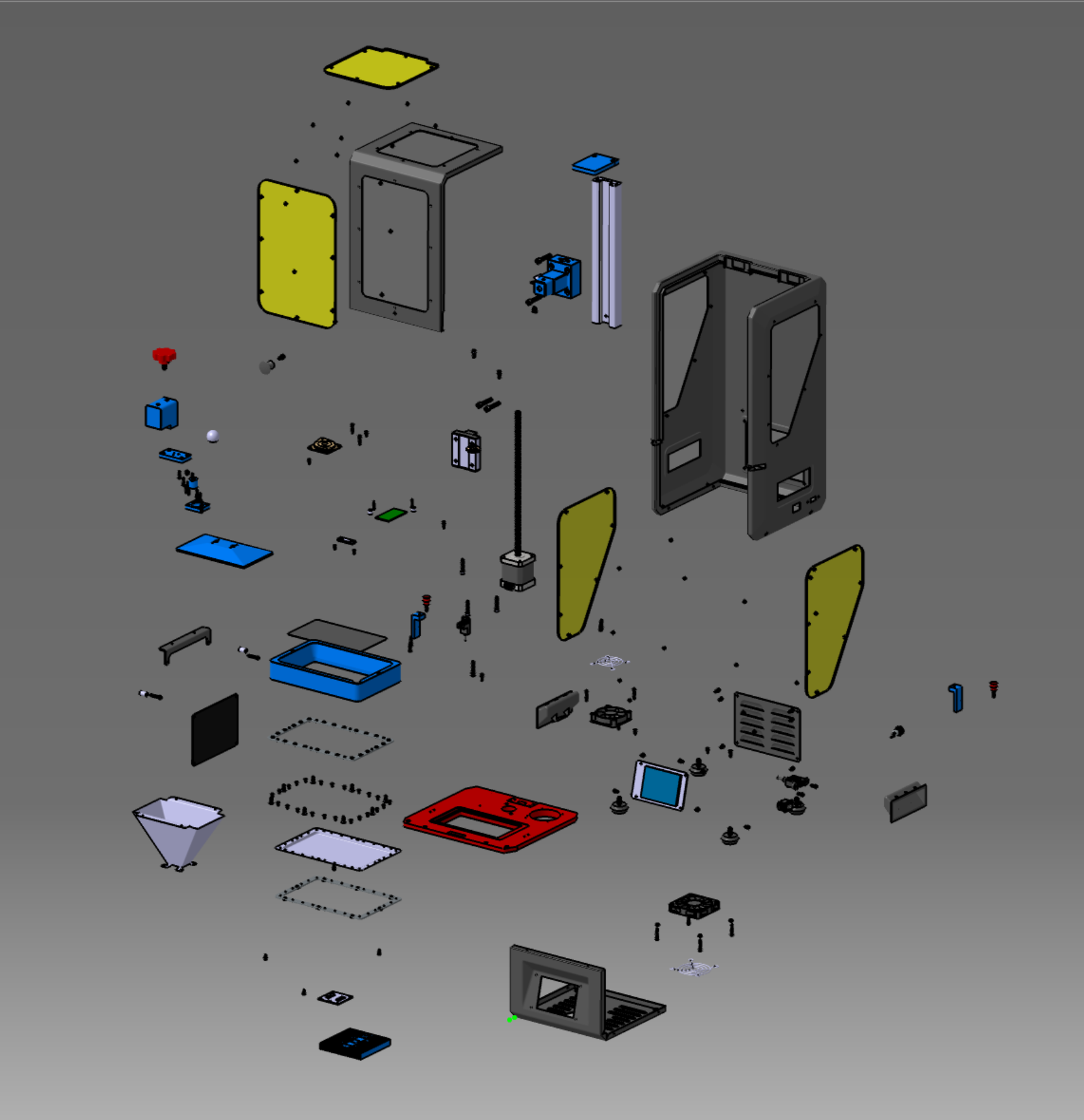 Photon LCD光固化3D打印机模型3D图纸 STP格式