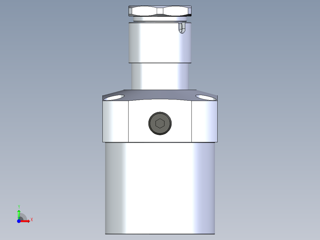 KOSMEKLG1050-CR-Y45多系列多零件图纸模型前视图
