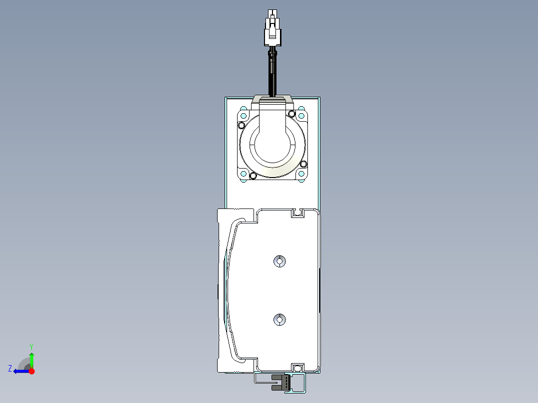 VF丝杆传动-一般环境VF14-Lxx-C-S1200-BR-ZP40-C3右视图