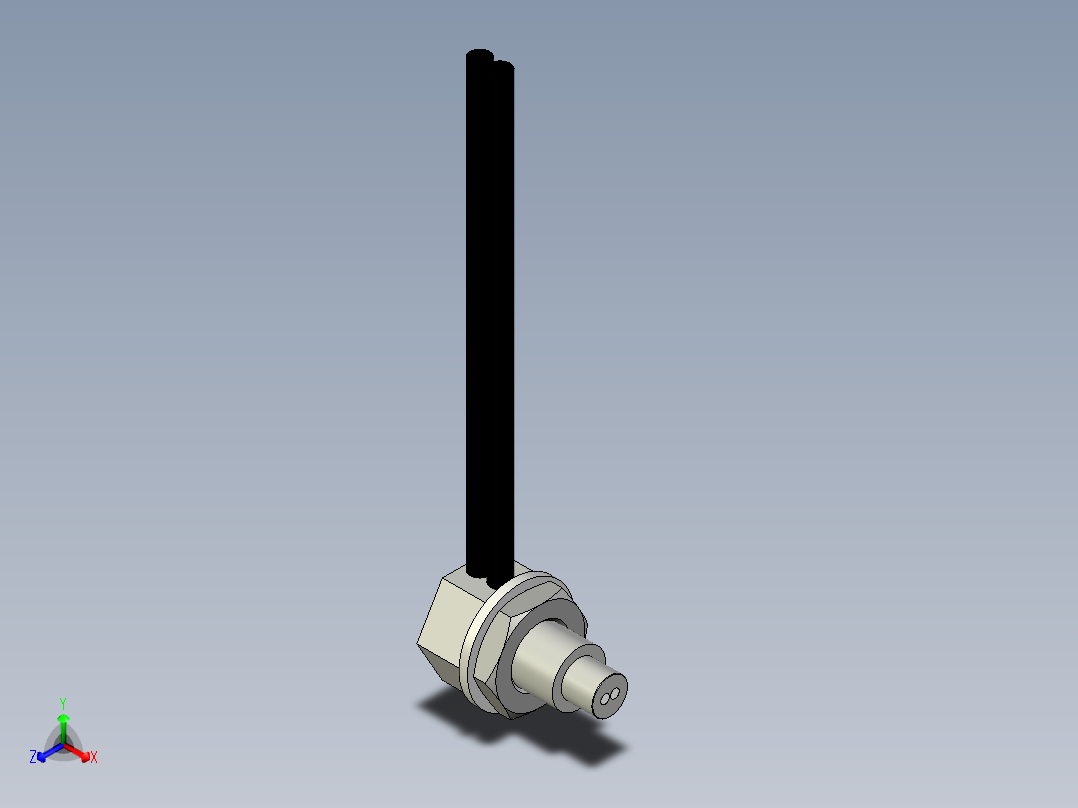 直角光纤_漫反射型FR-Y37主视图