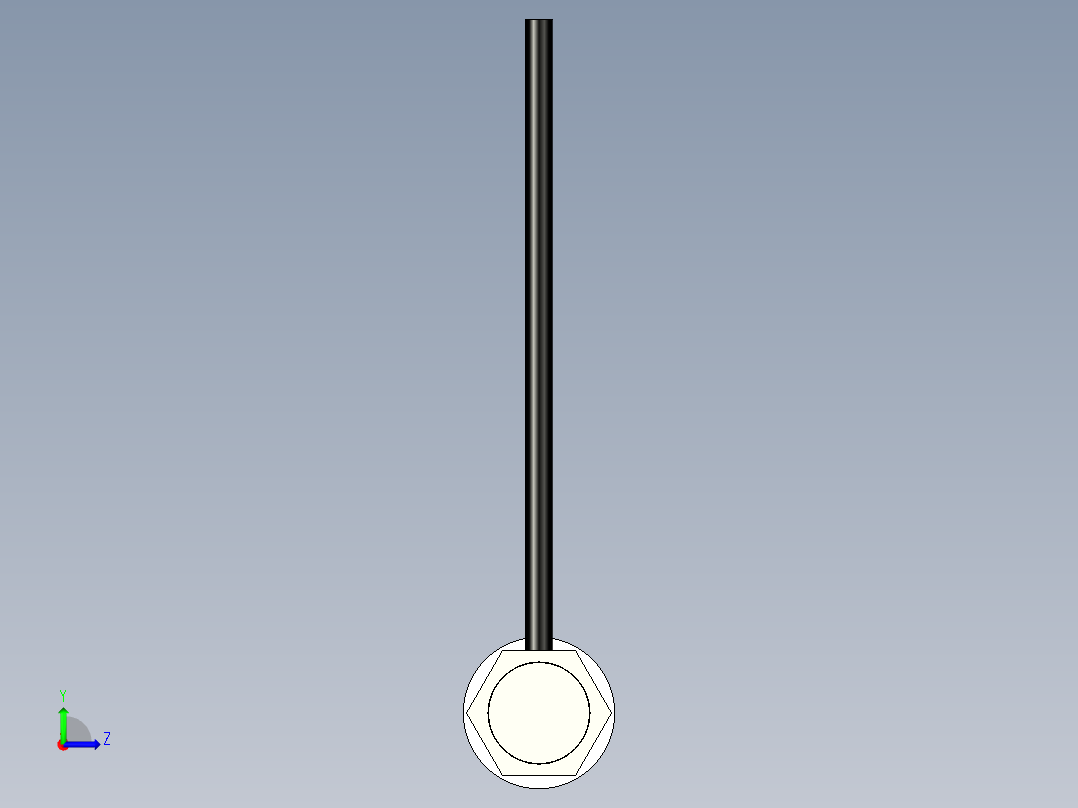 直角光纤_漫反射型FR-Y37左视图