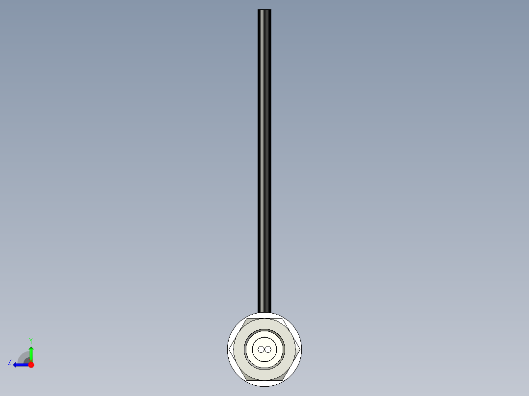 直角光纤_漫反射型FR-Y37右视图