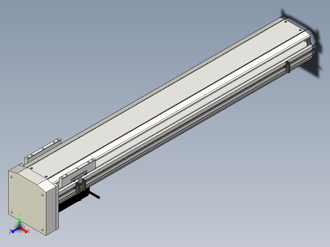 Toyo东佑达直线模组-ETH17-950-BM-M75B正等轴测图