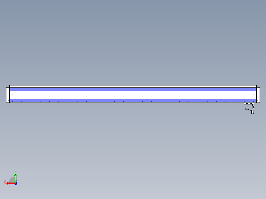 威洛博VL系列直线电机模组-VL17E1-S2500后视图