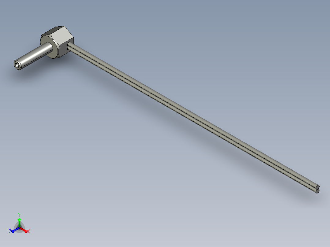 基恩士FU-35TZ_kc图纸模型正等轴测图