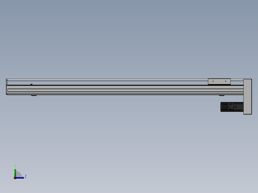 精密模组MY100-T10-750L-BM-P10B-C4-C左视图