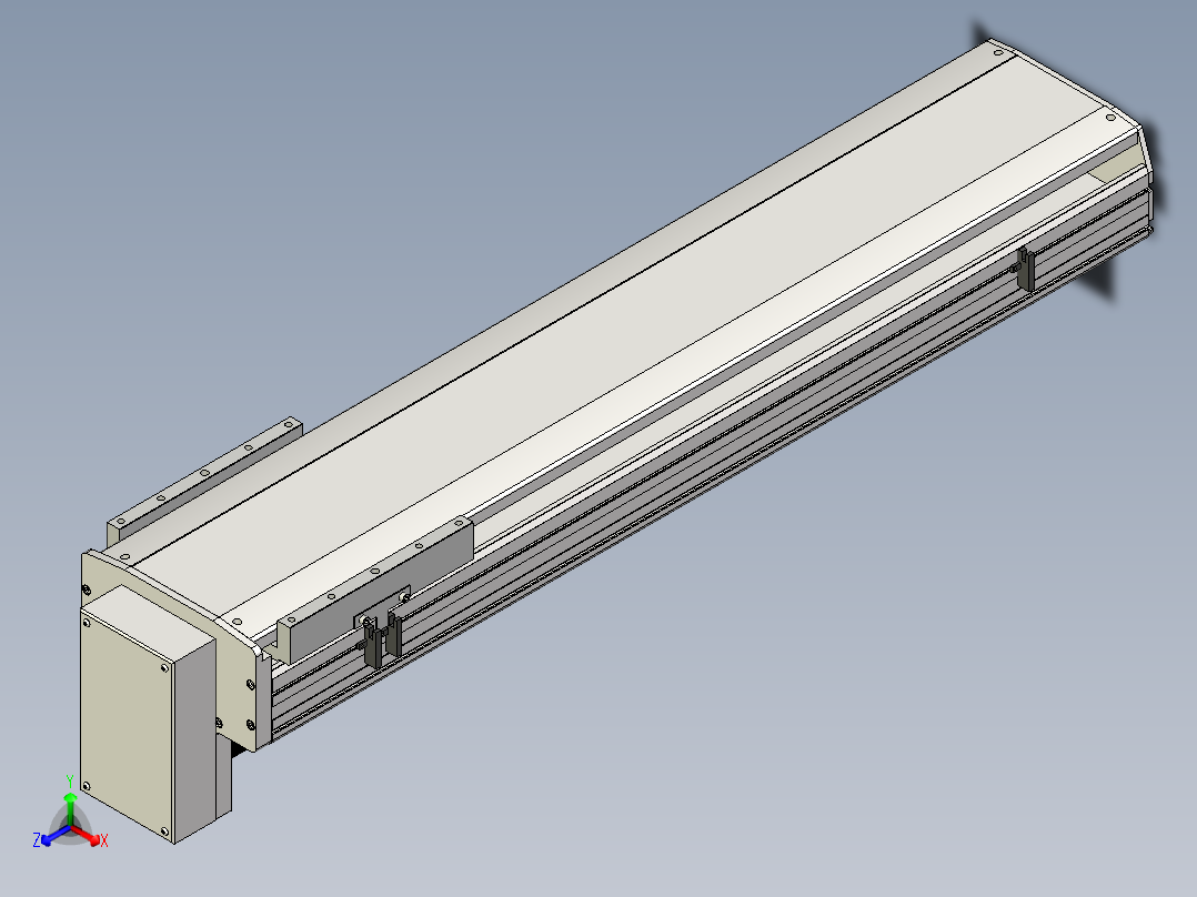 Toyo东佑达直线模组-ETH22-800-BM-400W正等轴测图