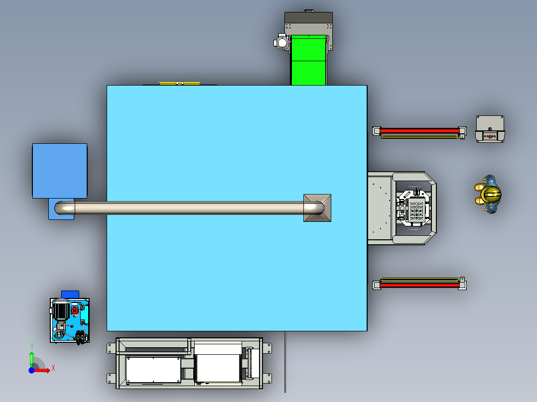 机器人精加工去毛刺项目前视图