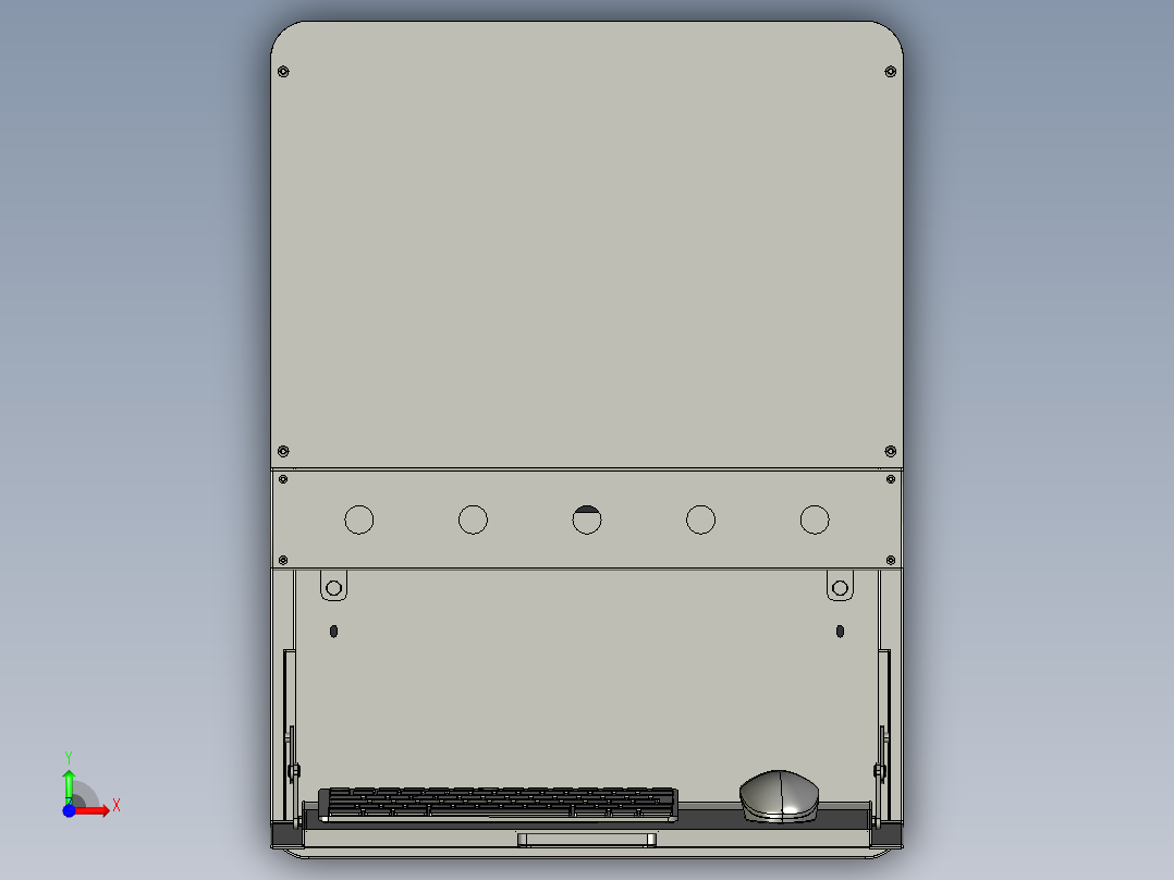 壁挂式or嵌入式显示器模组前视图