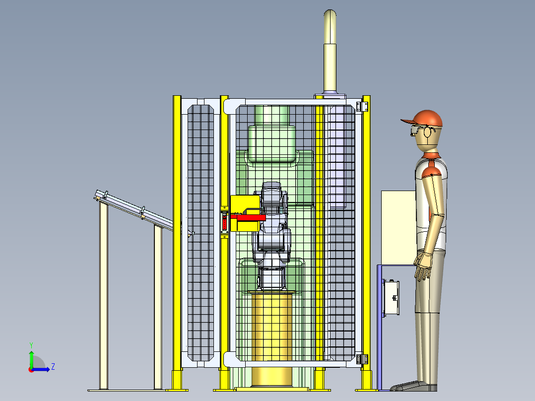 自动化焊机机器人CROE2.0.zip左视图