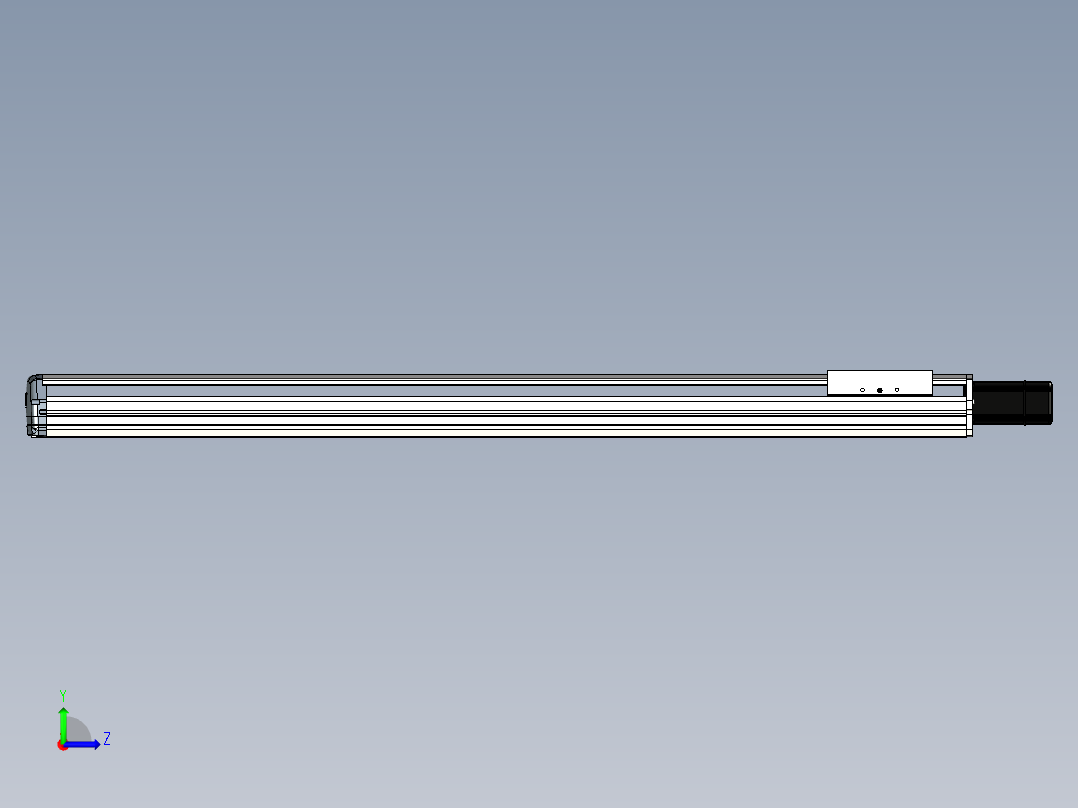 Toyo东佑达直线模组-ETH17-1100-BC-M40-B95左视图