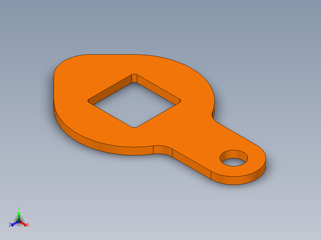 管道手动球阀-水管开关阀-手动阀门User Library-md52c150dn65_DN40~65.Stop Plate主视图