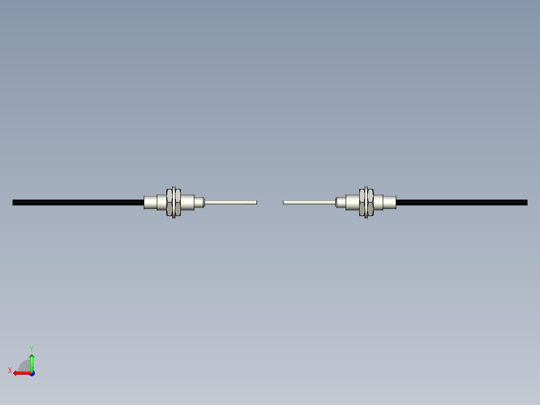 光纤元件对射型FT-D610-S后视图