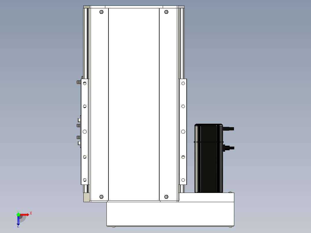 Toyo东佑达直线模组-ETH22-100-BL-400W+煞車俯视图