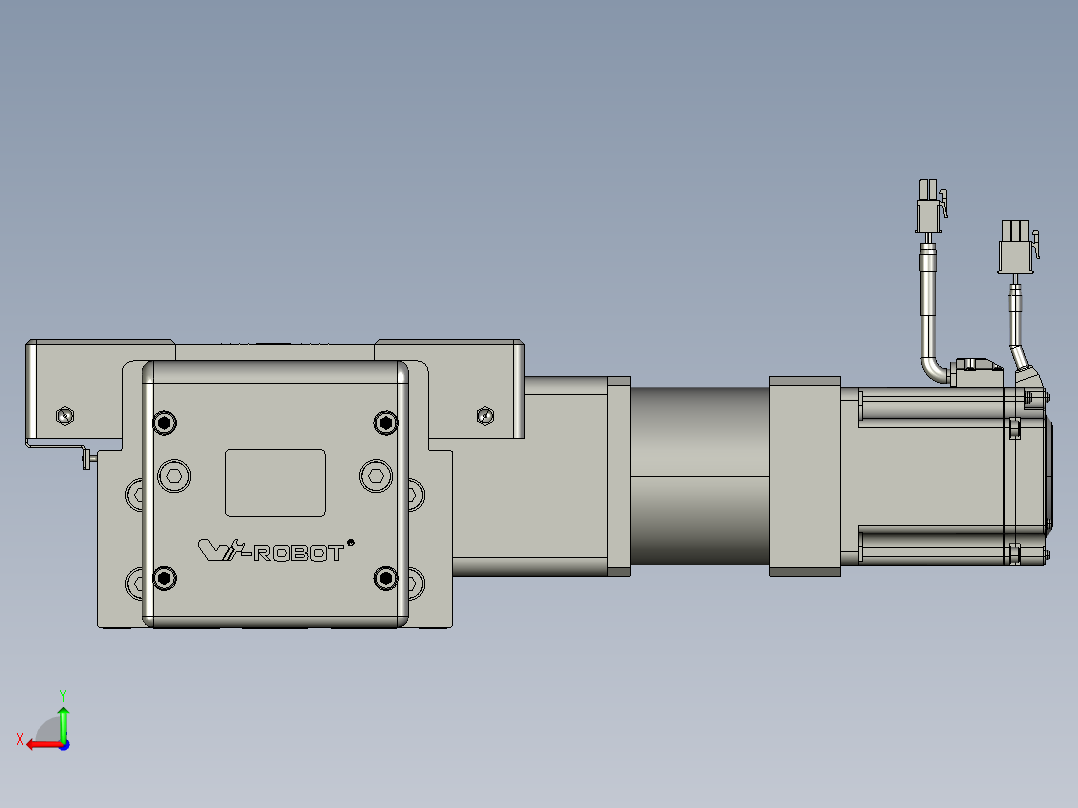 威洛博直线电机模组EB16-L208-S750-R-ZP75-MS3-5K后视图