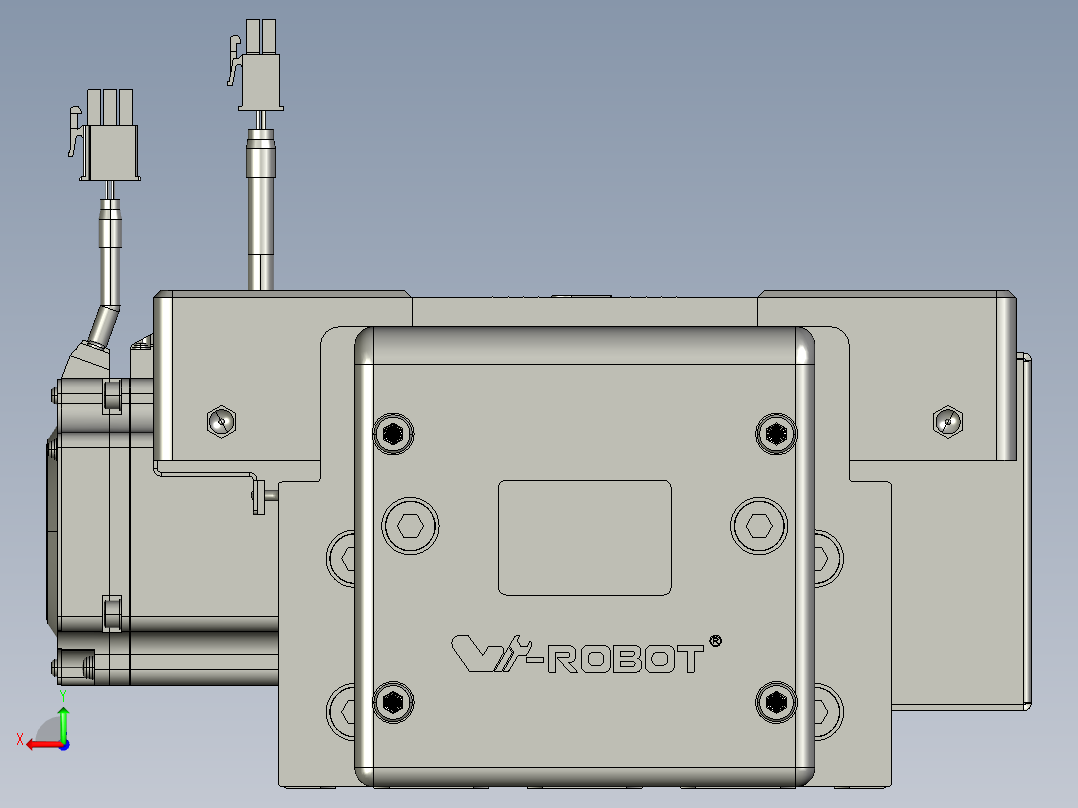 威洛博直线电机模组EB16-L208-S950-BR-ZP75-MS3-5K后视图