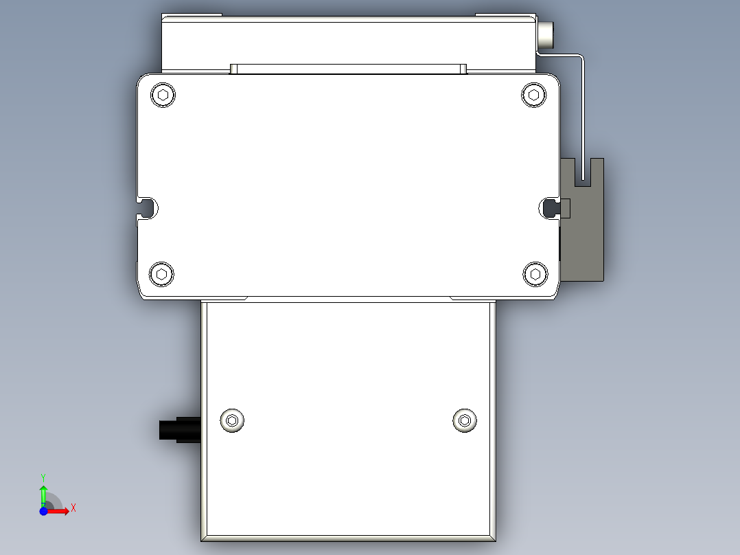Toyo东佑达直线模组-ECH14-750-BM-400W+煞車前视图