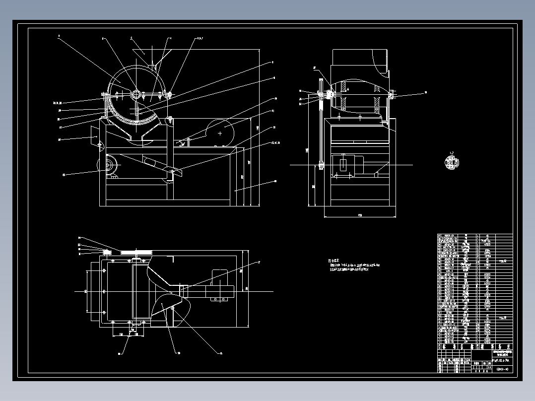 花生去壳机 包含CAD图纸说明文档参考资料