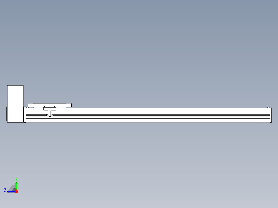 同步带全封闭直线模组TPA-HCB-120D-90-L750-RU-C-P40-N3右视图