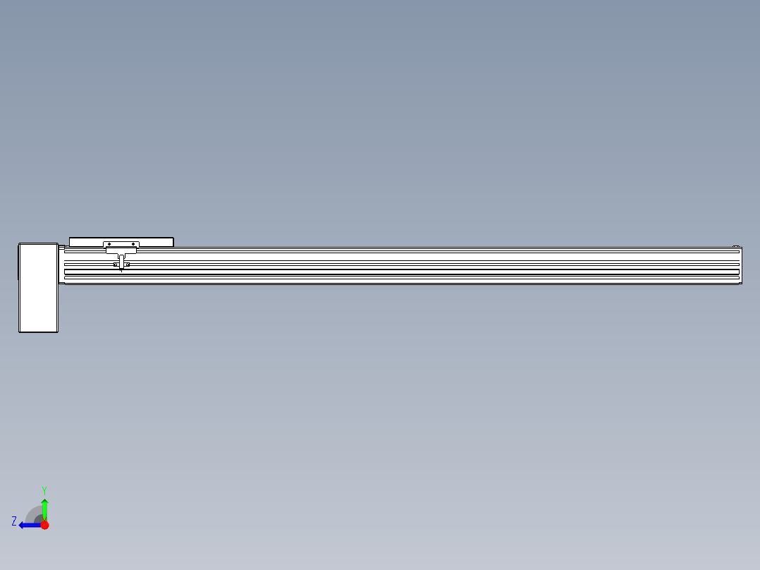 同步带全封闭直线模组TPA-HCB-120D-90-L900-RP-C-P40-N3右视图