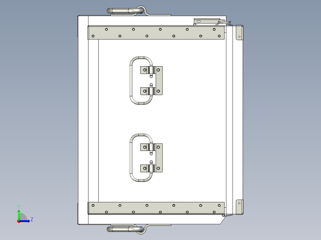 木板包装箱木箱4左视图