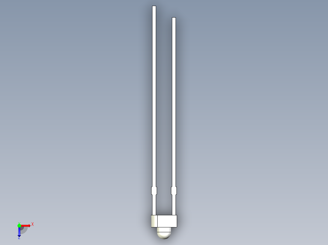 光电元件封装-L-2060SRC俯视图